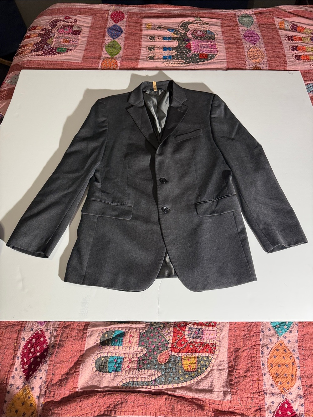 Banana Republic 40R Classic Men's dark gray Blazer - Timeless wool (100%) shell